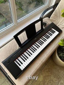 Yamaha Piaggero NP-11 electric keyboard, portable piano, black